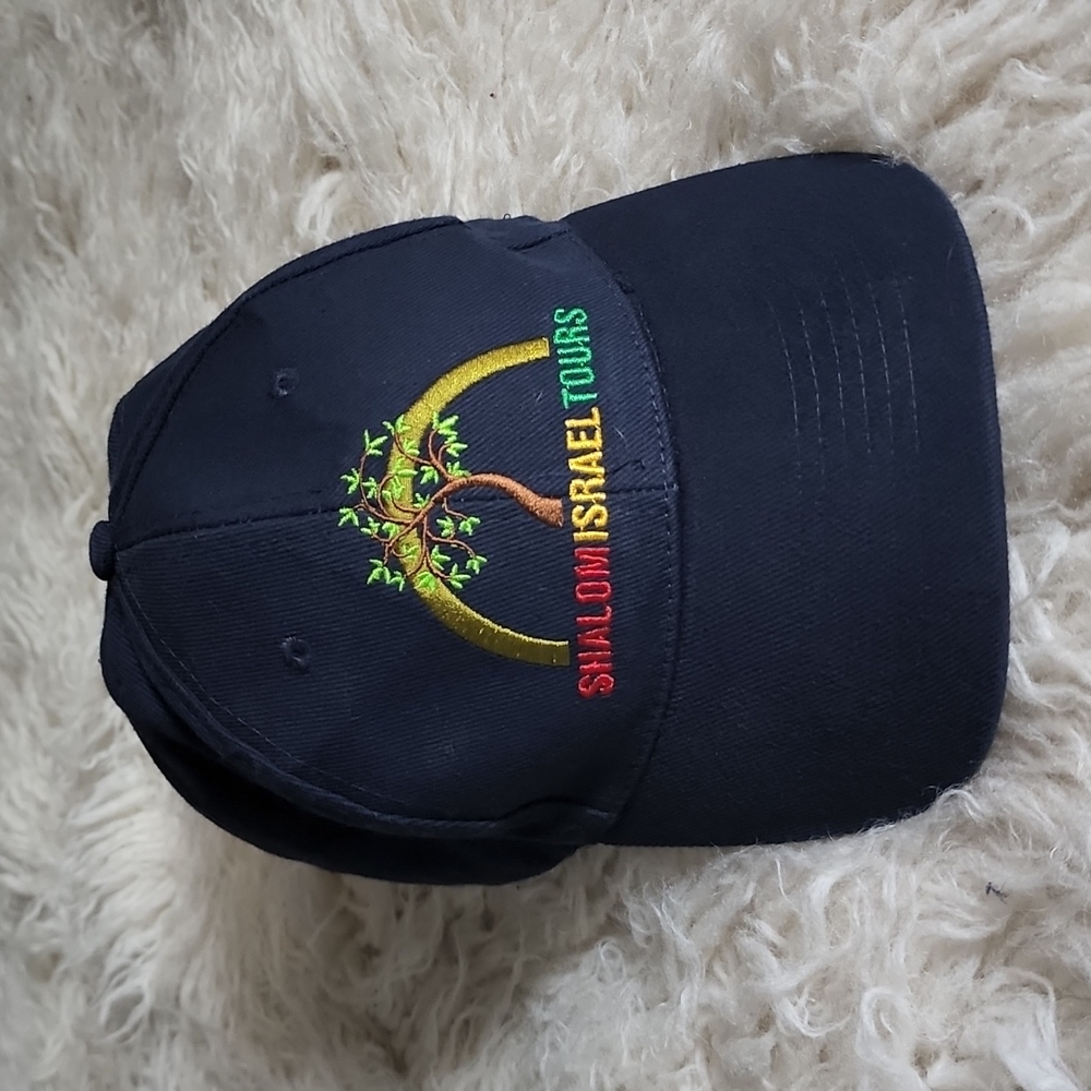 NEW Shalom Israel Tours Embroidered Souvenir Adjustable Baseball Cap Hat